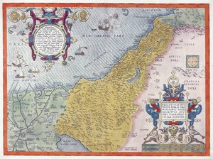 Kaart van Palestina, uit Theatrvm Orbis Terrarvm, 1570